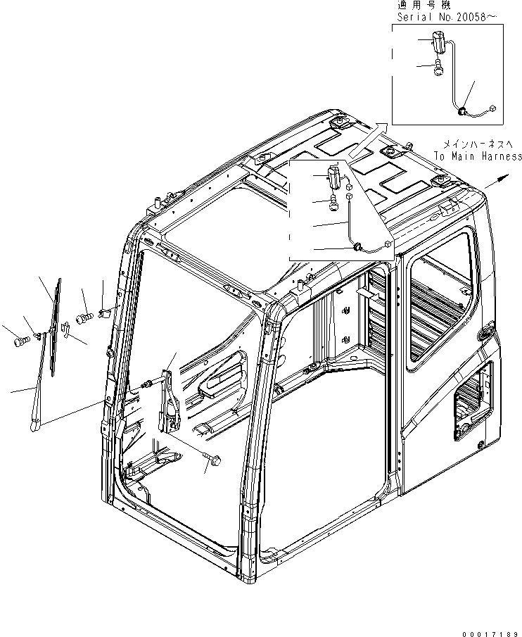 Жгут проводов 20Y-54-52333 KOMATSU