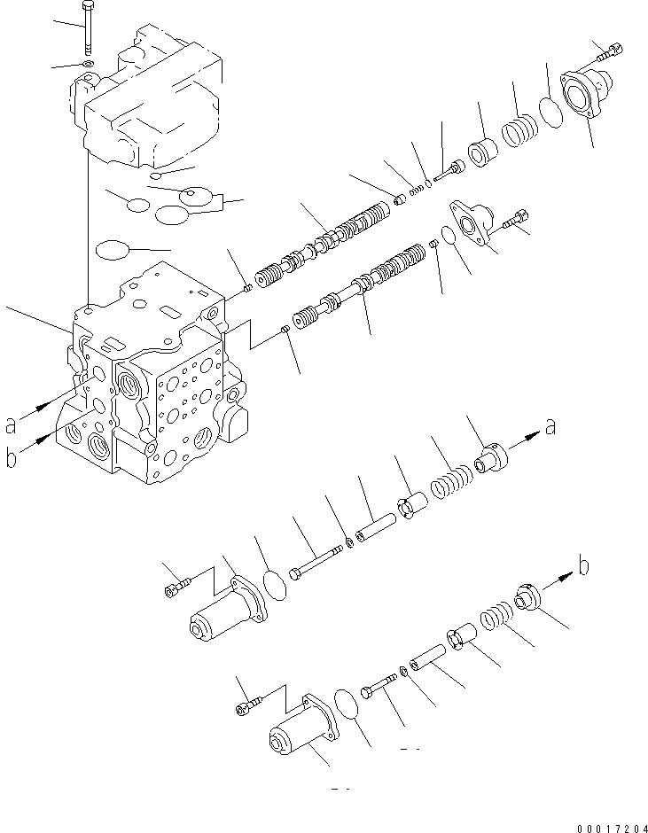 CONTROL VALVE,C&B3 723-63-12100 KOMATSU