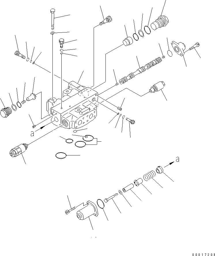 клапан в сборе 723-61-05400 KOMATSU