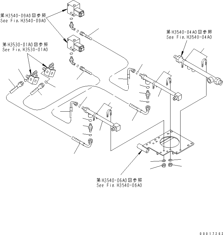 Шланг с торцевым уплотнением 02766-006A7 KOMATSU