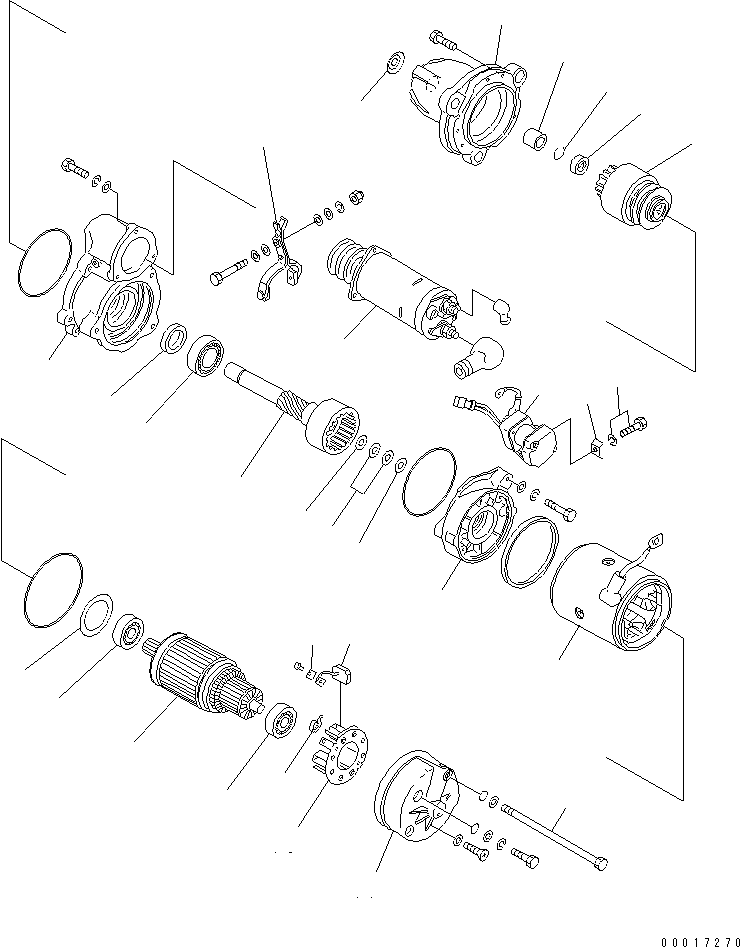 Задний кронштейн KD0-23711-0221 KOMATSU