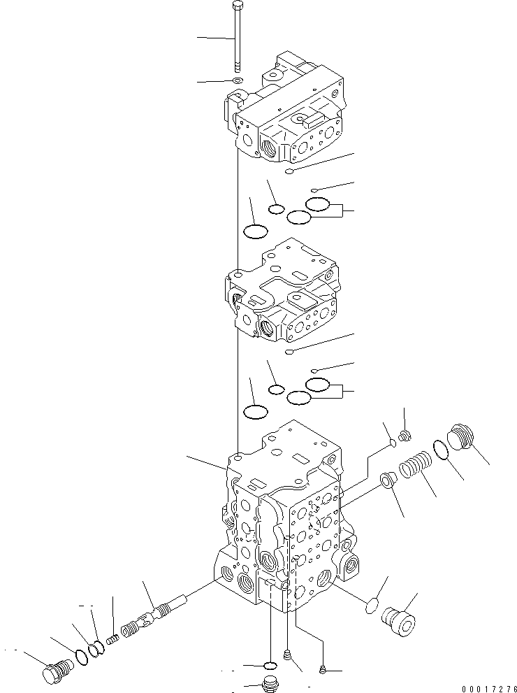 Клапан управления в сборе 723-65-21700 KOMATSU