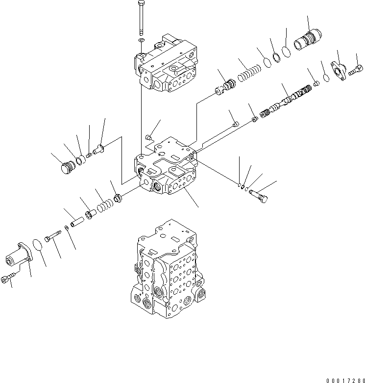 Клапан в сборе 723-61-25200 KOMATSU