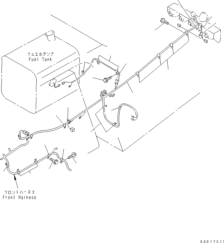 Жгут проводов 567-06-71174 KOMATSU