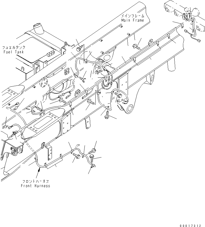 Жгут проводов 567-06-71175 KOMATSU