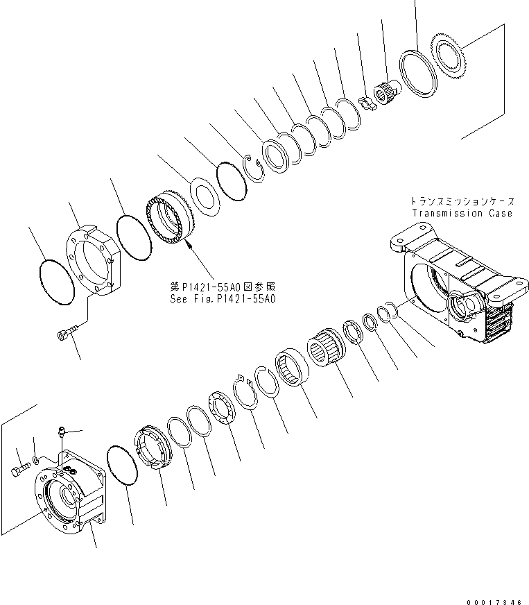 коробка передач в сборе 20K-14-32510 KOMATSU