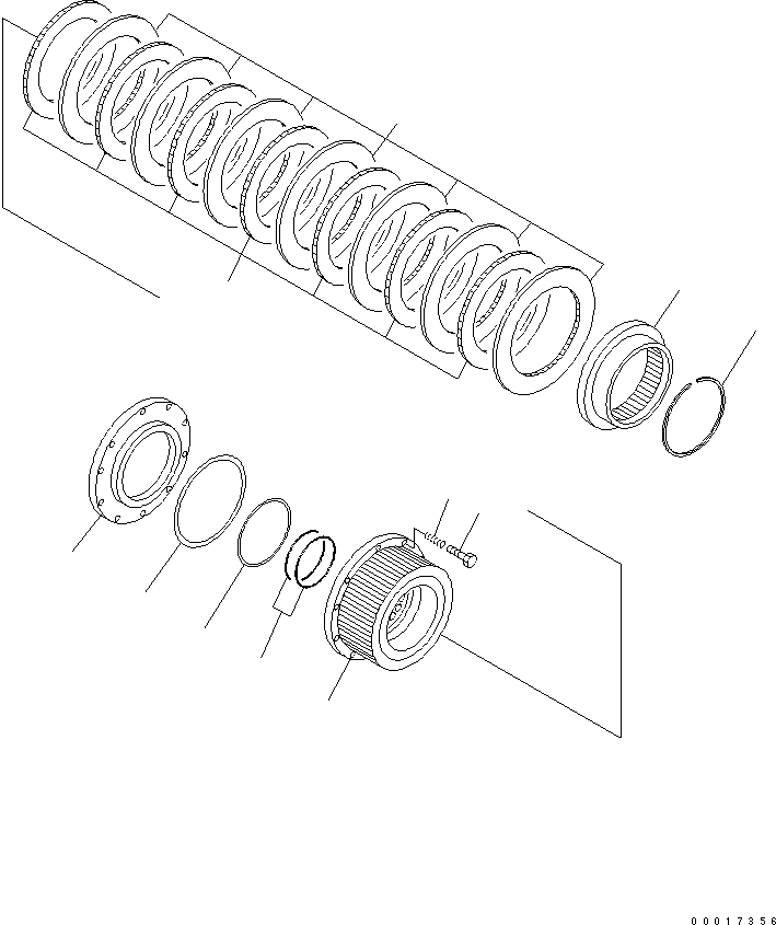 GASKET, PISTON 20K-23-31950 KOMATSU