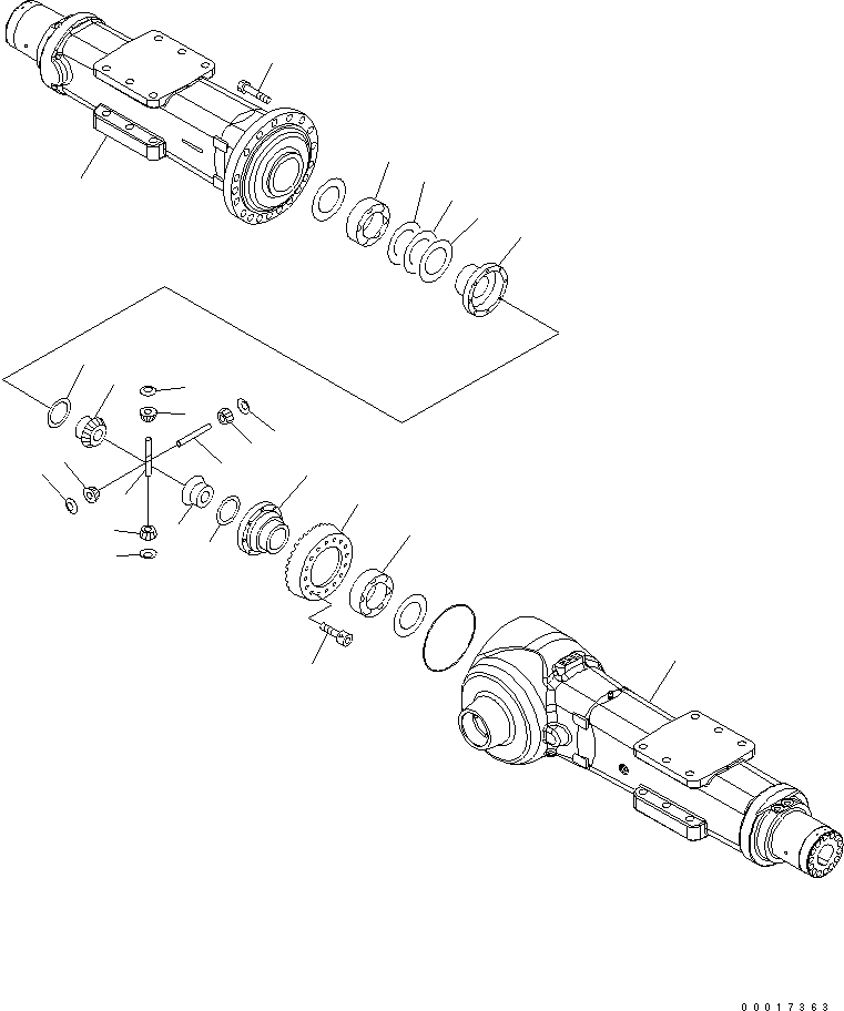 BODY, LONG 20K-22-31550 KOMATSU
