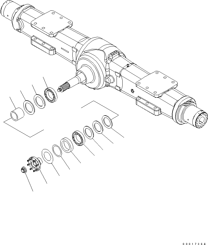 Регулировочная прокладка 20K-22-31740 KOMATSU