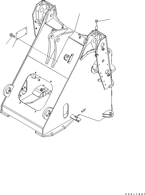 FRAME,FRONT 416-S99-3113 KOMATSU