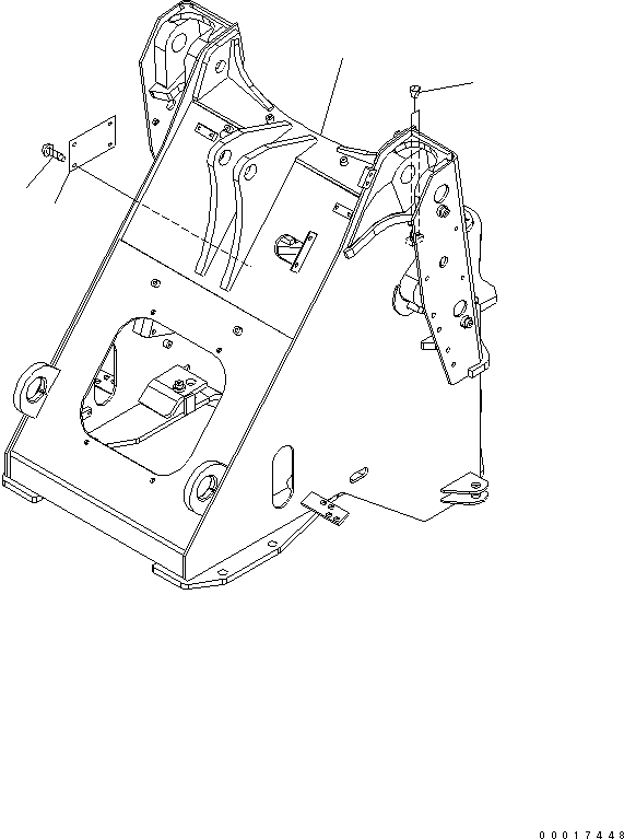 FRAME,FRONT 416-877-3211 KOMATSU