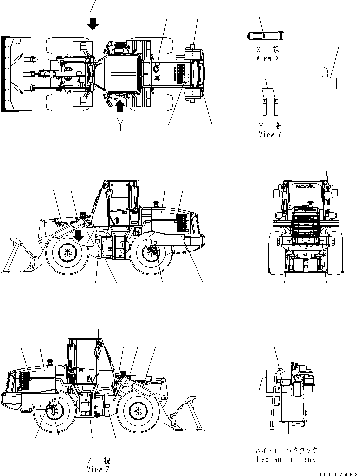 PLATE,L.H. (WA150) 416-93-31572 KOMATSU