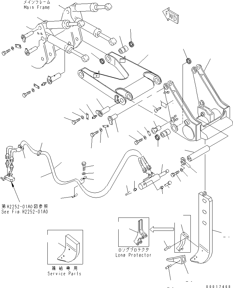 BEAM 17M-79-21150 KOMATSU