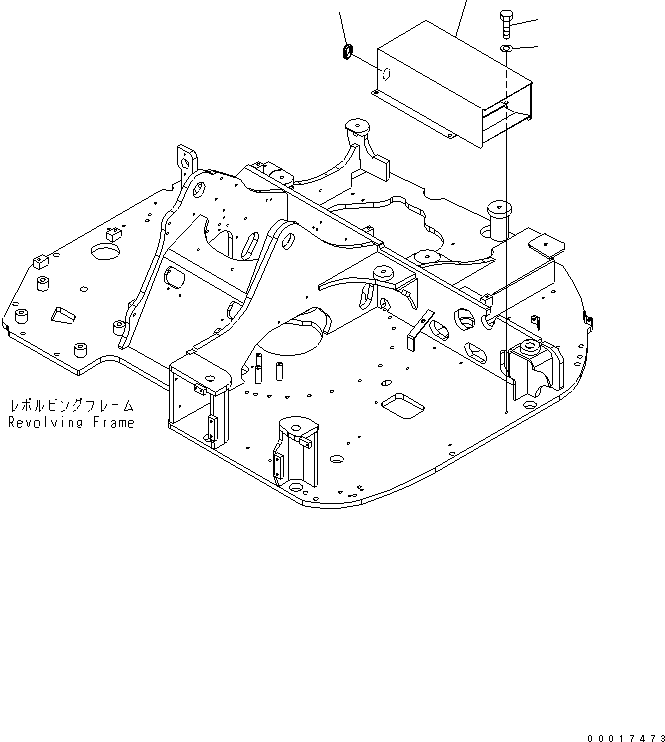 Крышка 21W-54-47822 KOMATSU