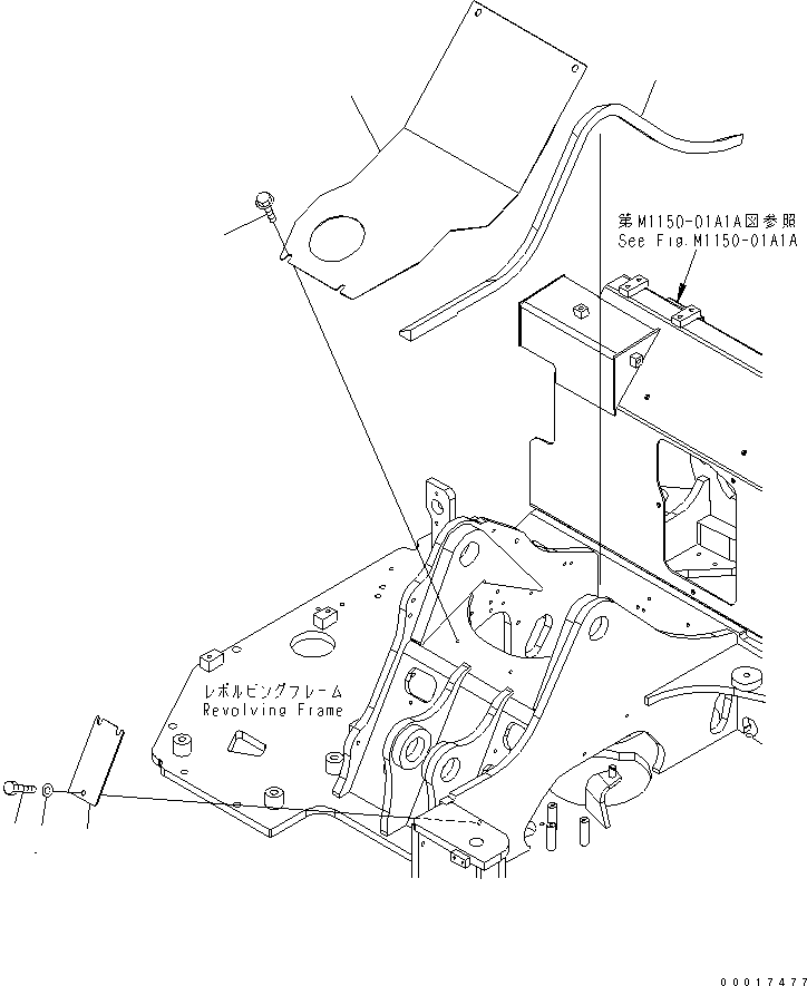 Лист 21W-54-47810 KOMATSU