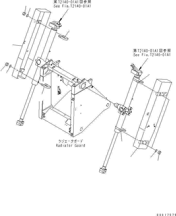 Гайка 01598-01617 KOMATSU