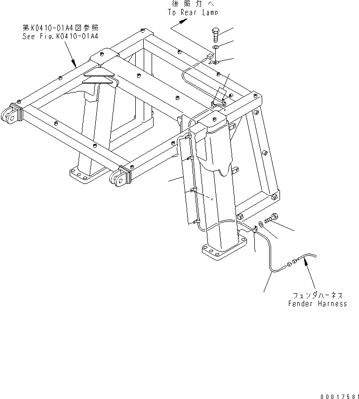 Жгут проводов 17A-902-1450 KOMATSU