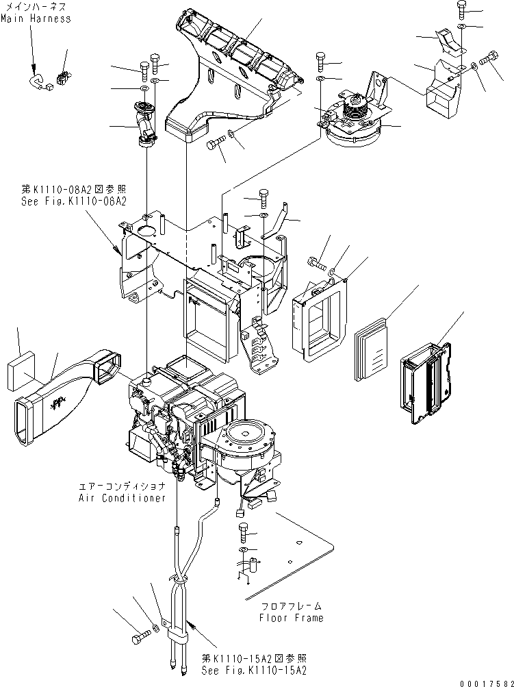 DUCT,(SEE FIG. Y1979-51A1) (21N-979-3240) KOMATSU