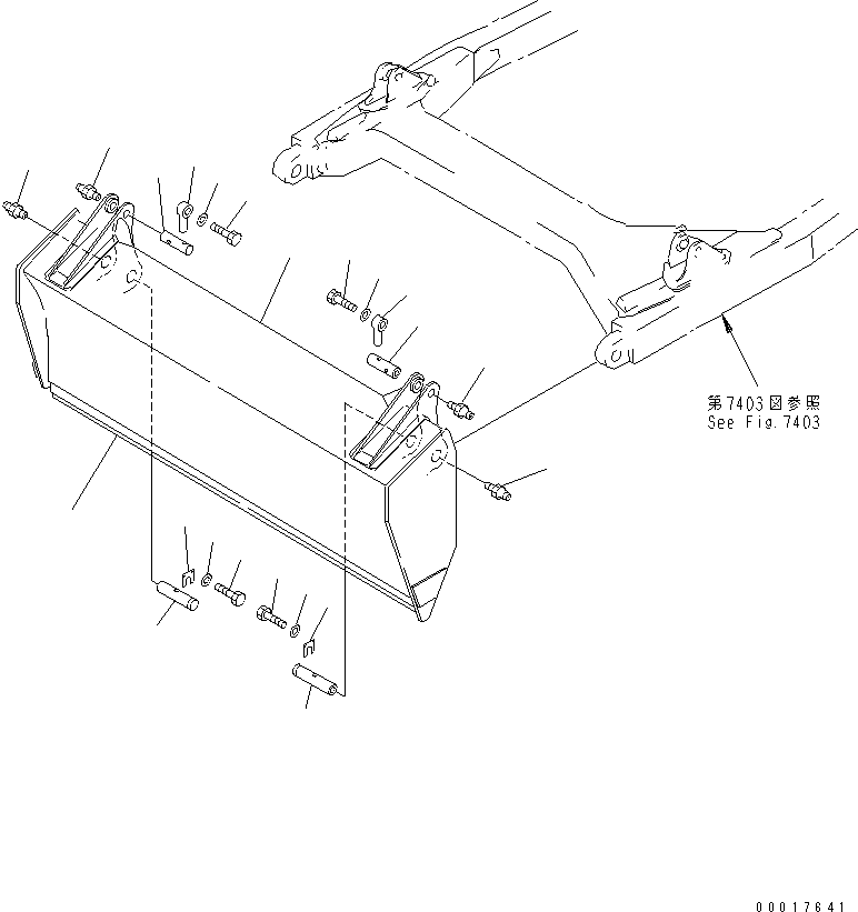 Щётка стеклоочистителя 154-922-3110 KOMATSU