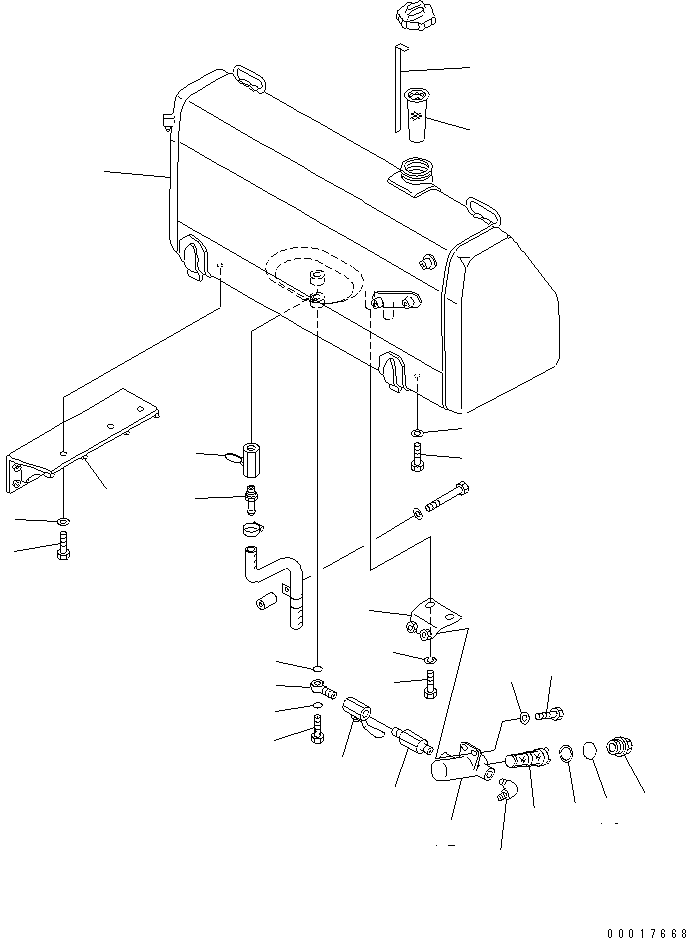 Пробка 07058-00007 KOMATSU