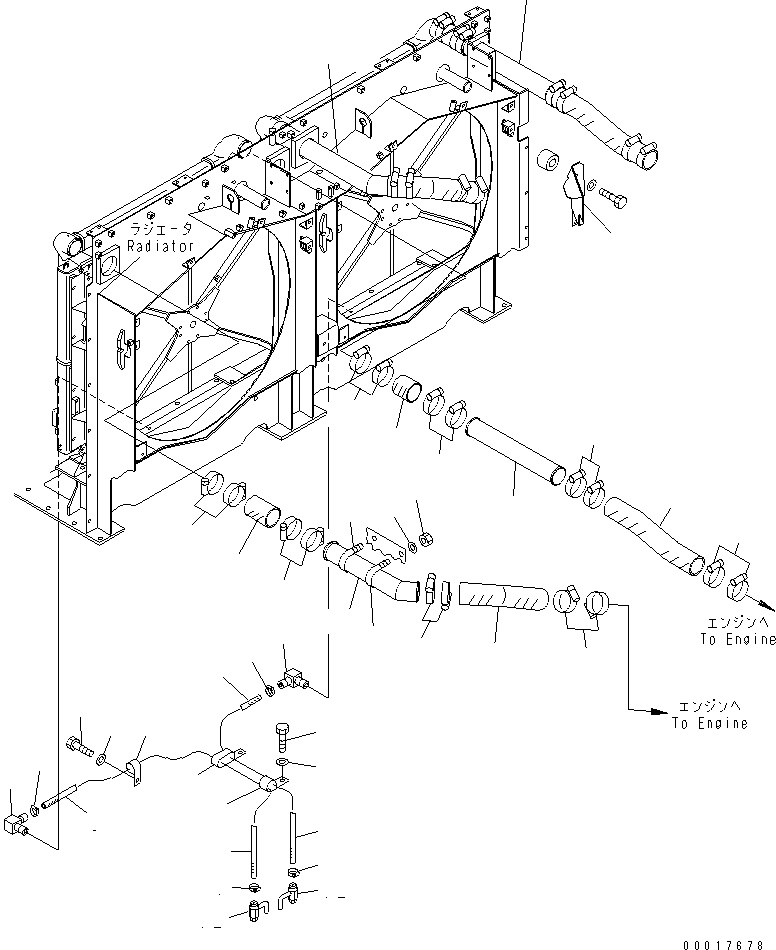 Угольник 21T-03-71270 KOMATSU