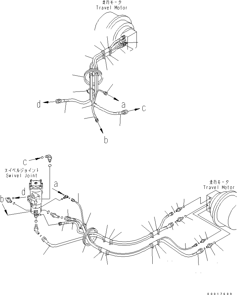 HOSE¤ 1790MM 22B-62-18880 KOMATSU