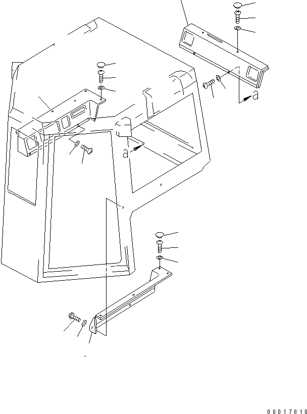 Панель 195-Z11-2341 KOMATSU
