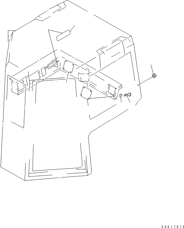 Крышка 195-Z11-2961 KOMATSU