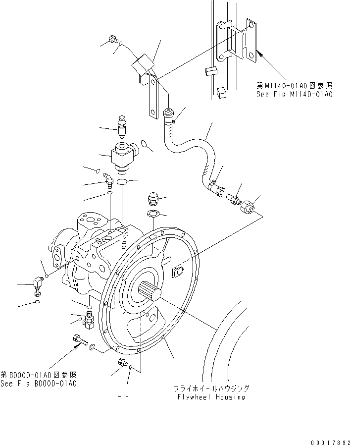 Шланг 07286-01650 KOMATSU