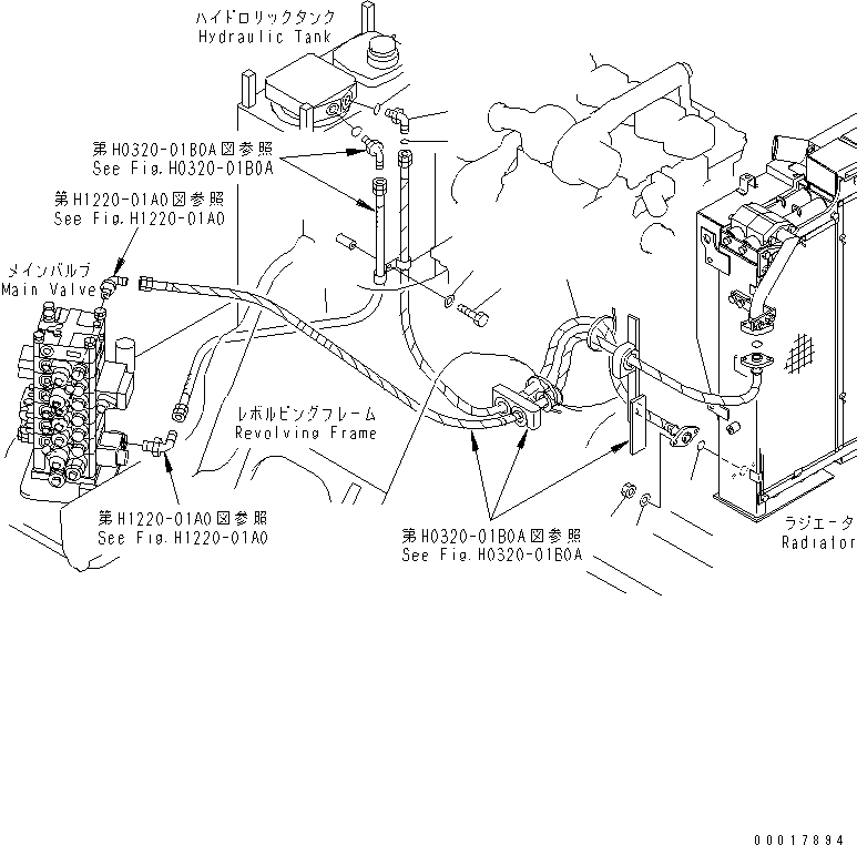 HOSE,BLUE 22B-62-17191 KOMATSU