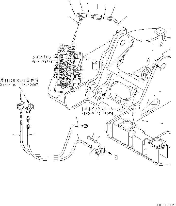 Тройник 22B-62-15840 KOMATSU