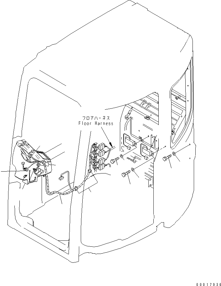 Жгут проводов 22B-06-11543 KOMATSU