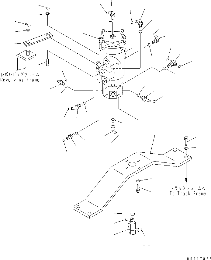 Тройник 22B-62-18910 KOMATSU