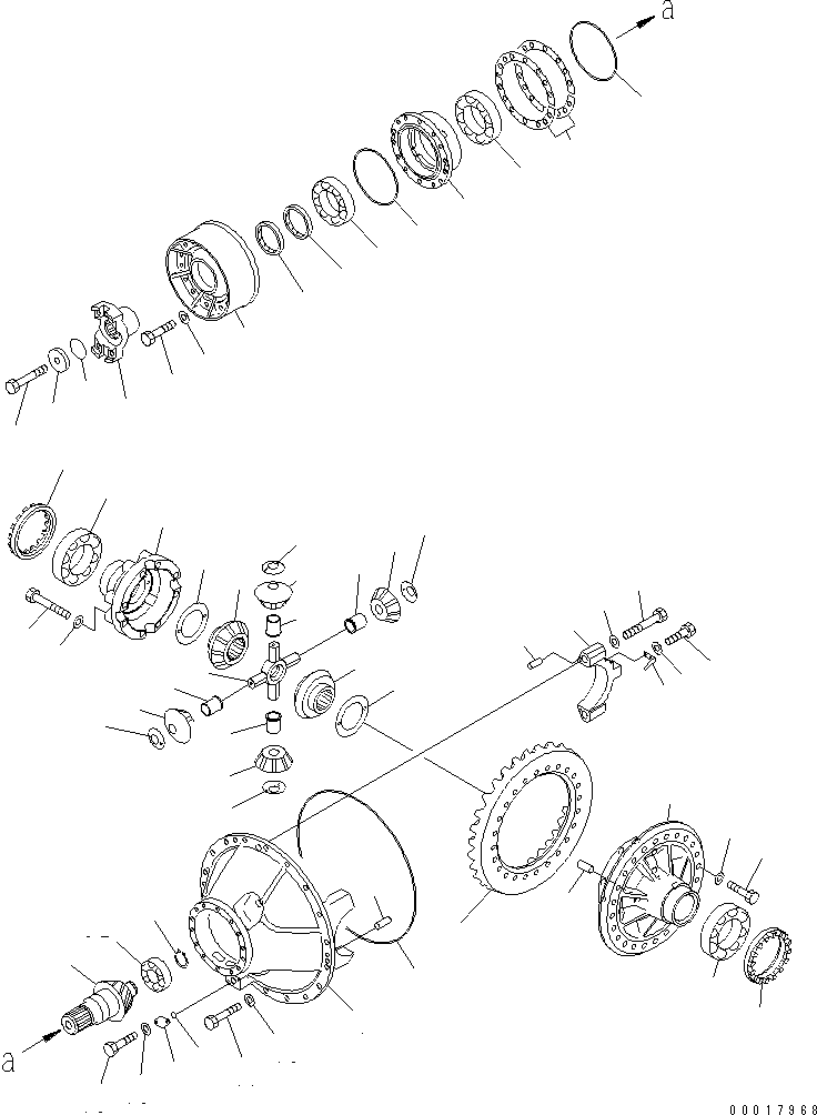 FRANGE 175-49-23680 KOMATSU