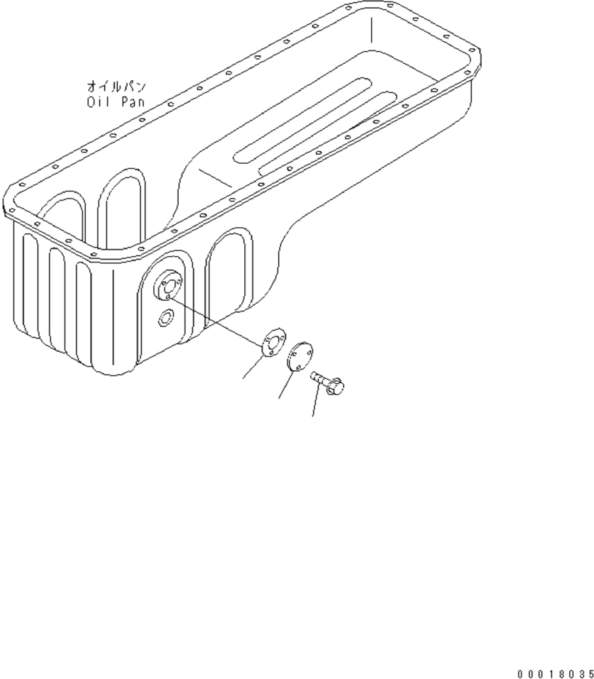 GASKET, COVER PLATE 6744-21-5010 KOMATSU