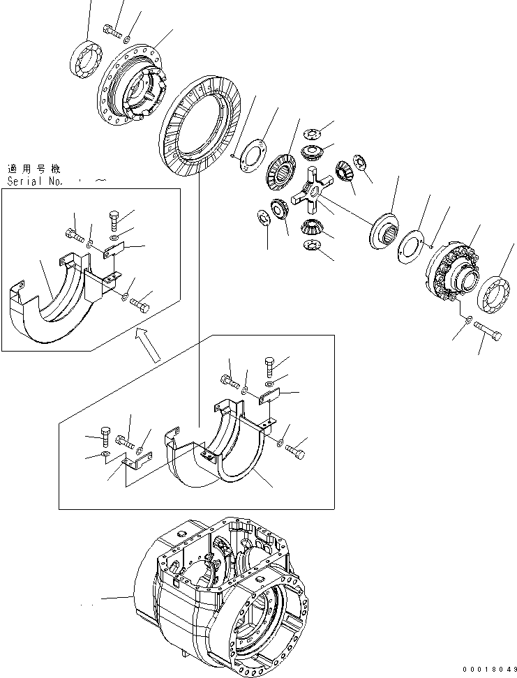 Вал (\2\421-22-31411) KOMATSU