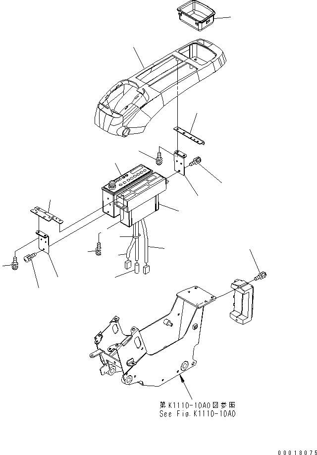 Панель в сборе 22B-979-1813 KOMATSU