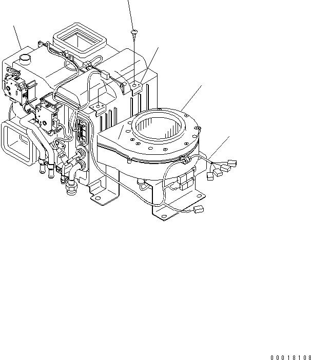Жгут проводов в сборе ND246470-0800 KOMATSU