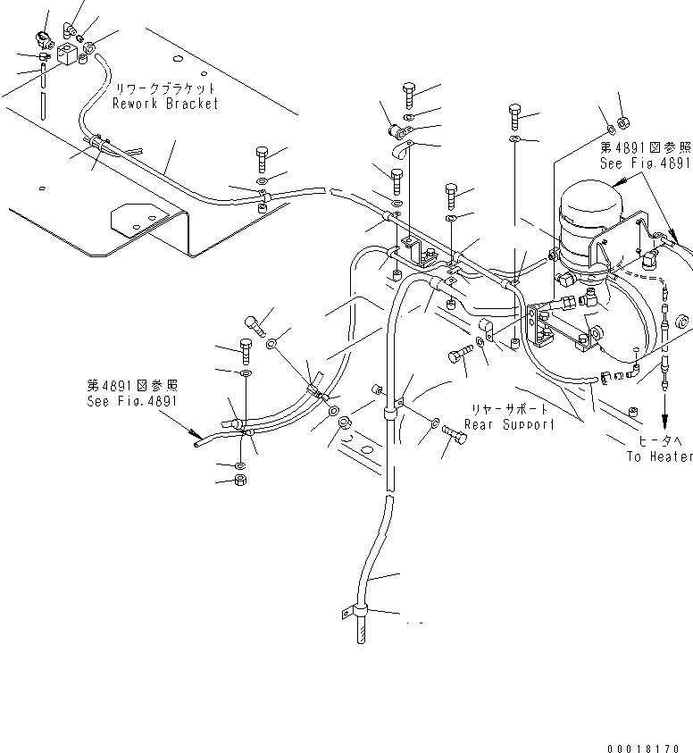 Шланг 569-87-61340 KOMATSU