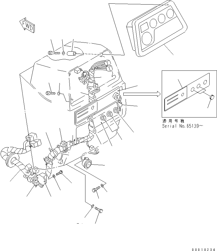 Жгут проводов 17A-06-11394 KOMATSU