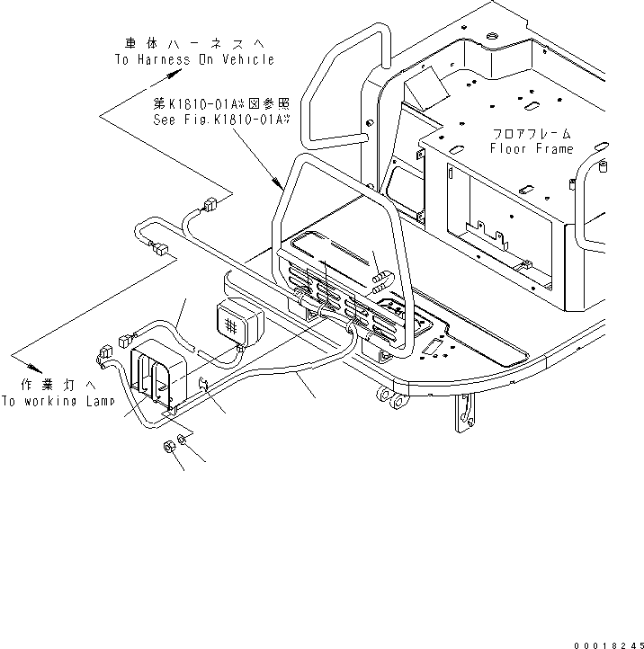 Жгут проводов 22L-06-21550 KOMATSU