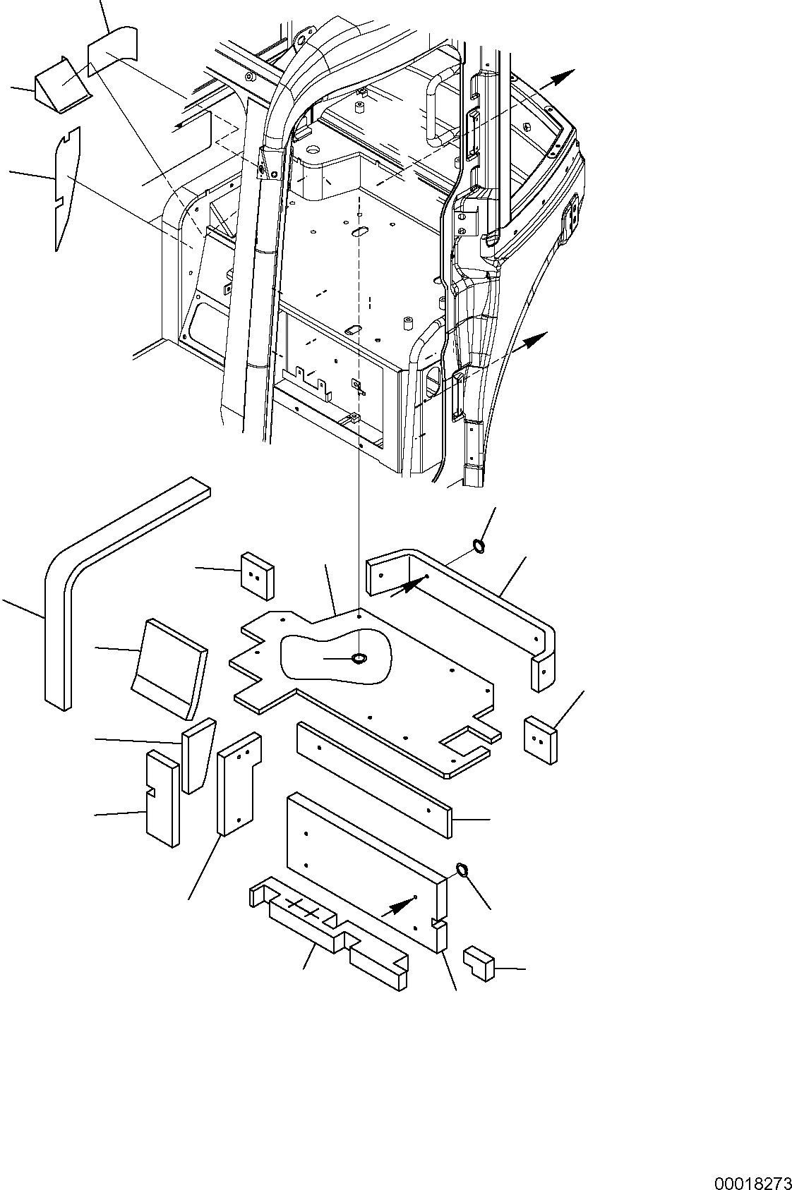 Лист 22L-54-23461 KOMATSU