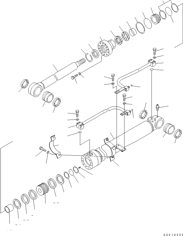 Уплотнительное кольцо (комплект) 07000-15095 KOMATSU