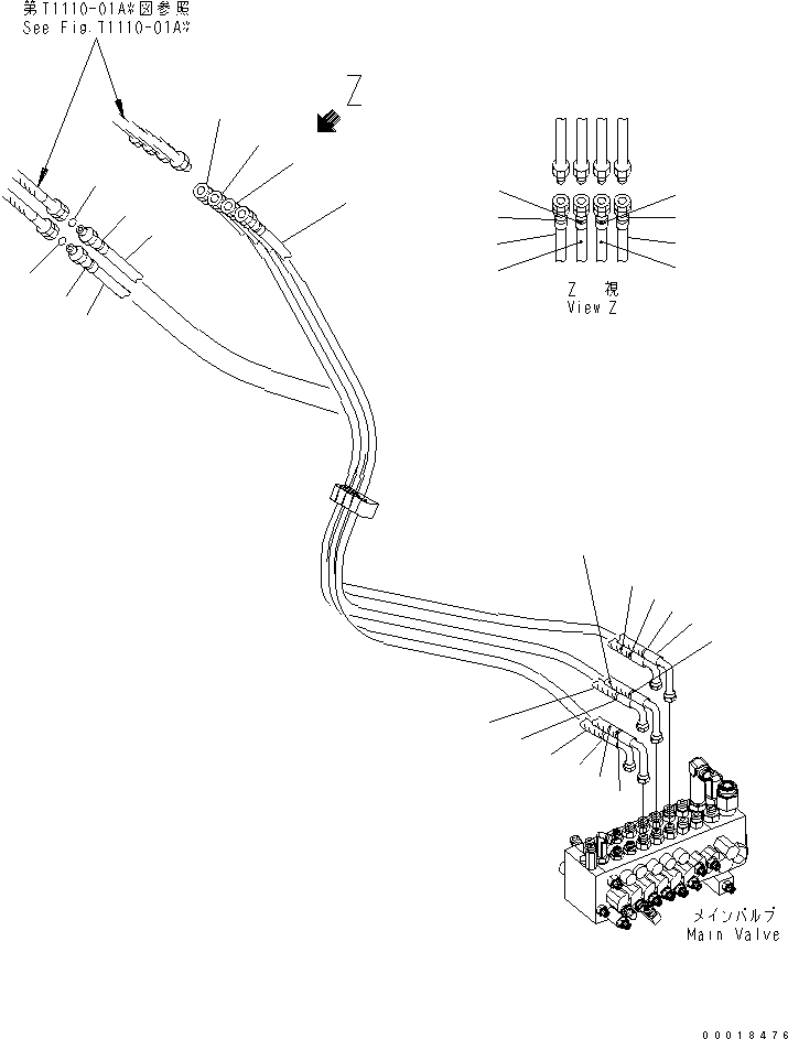 Шланг 22L-62-29481 KOMATSU