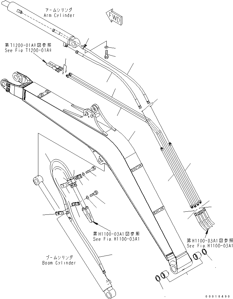 Шланг 22F-62-23310 KOMATSU