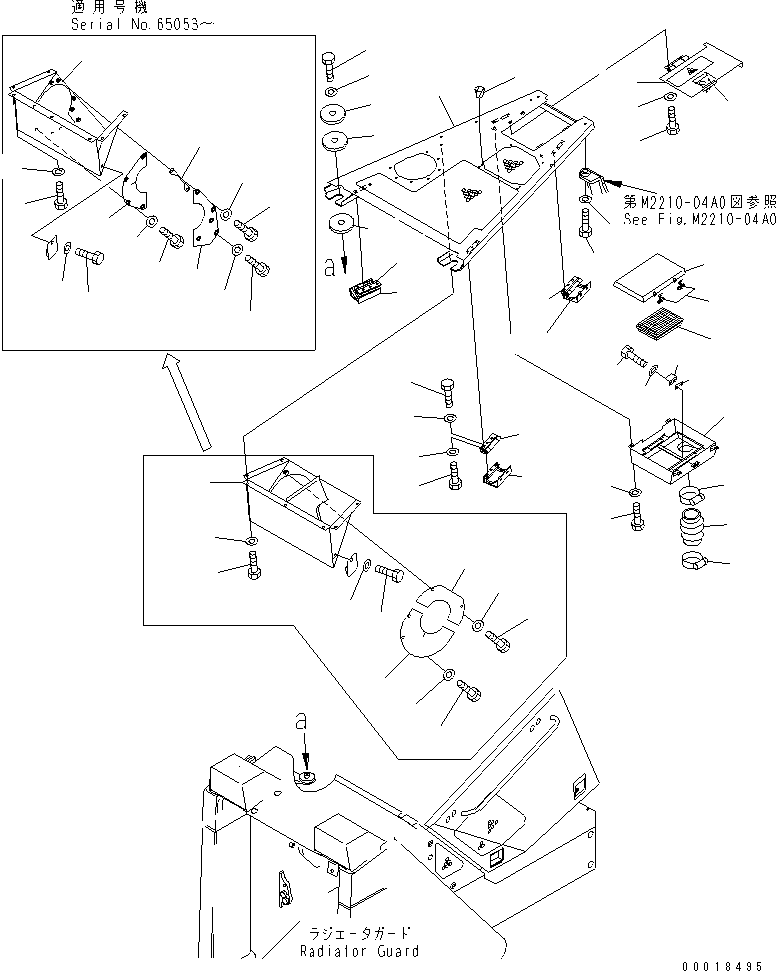 Капот 17A-54-12111 KOMATSU