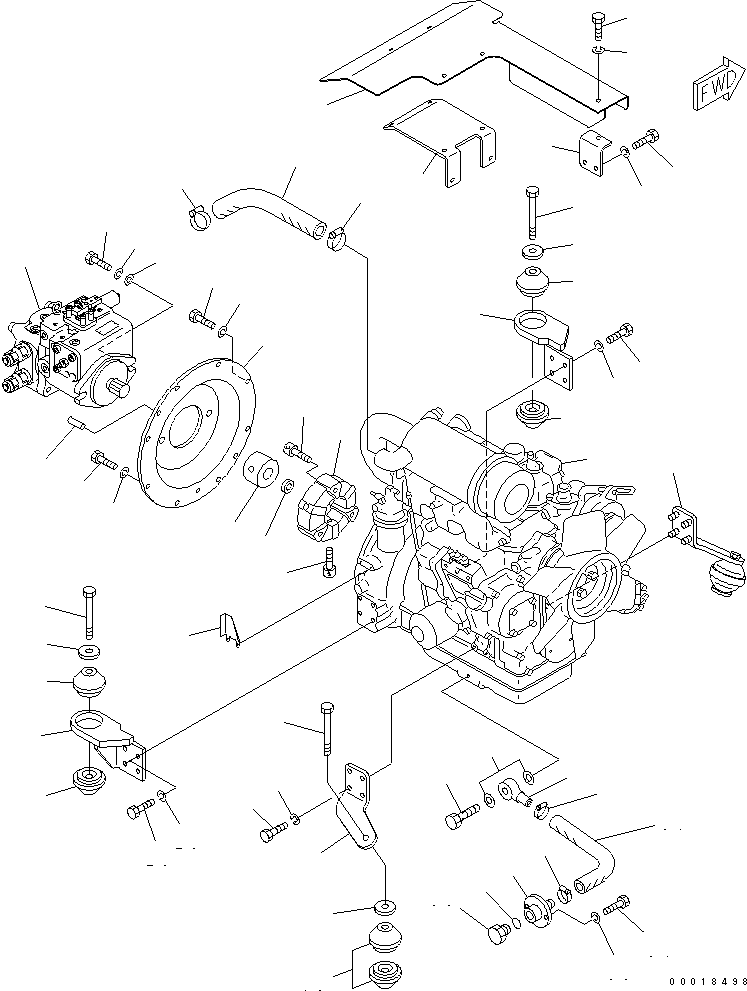 Хомут 07280-05729 KOMATSU