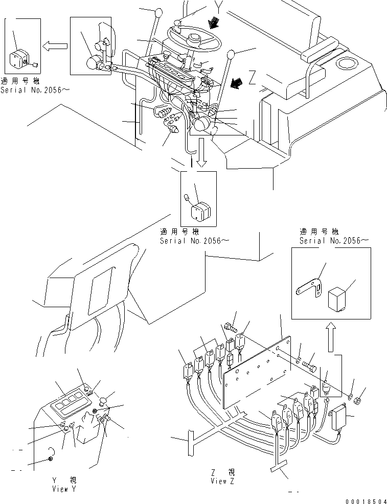 реле времени YM128300-77920 KOMATSU