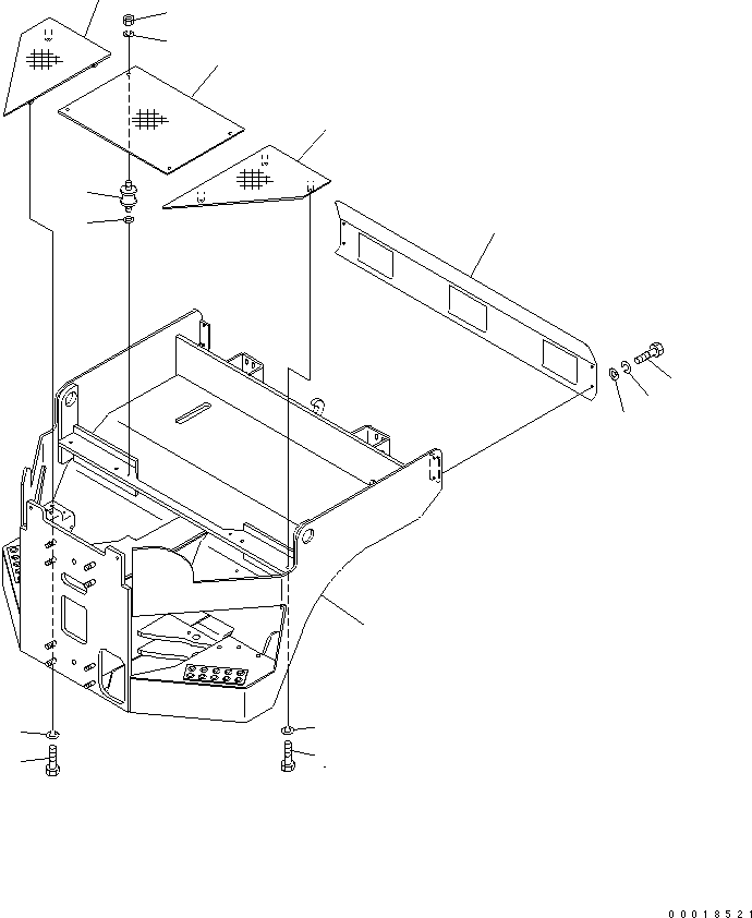 Амортизирующая подушка 258-10-13930 KOMATSU