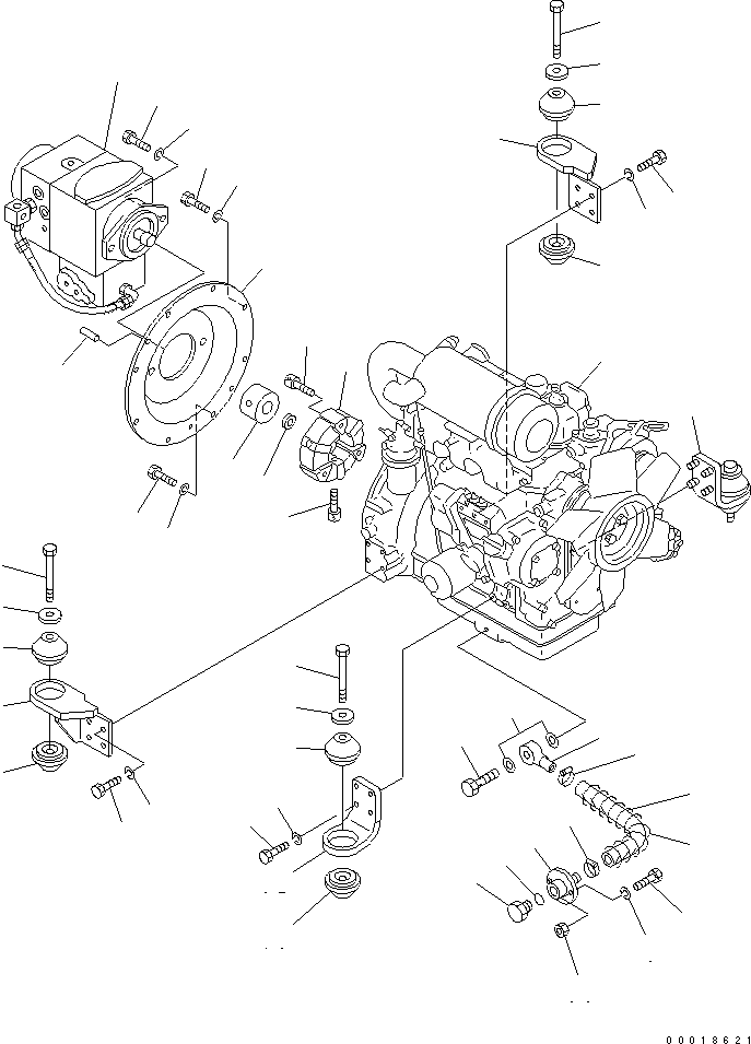 пружина YM119646-39930 KOMATSU